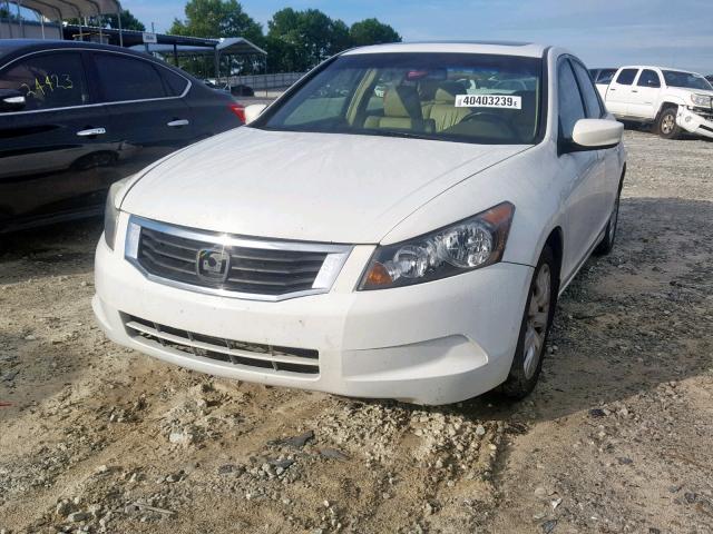 1HGCP26808A121653 - 2008 HONDA ACCORD EXL WHITE photo 2