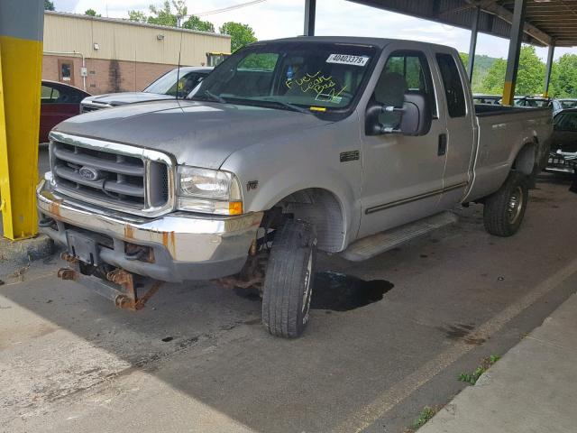 1FTSX31L6YED98750 - 2000 FORD F350 SRW S SILVER photo 2