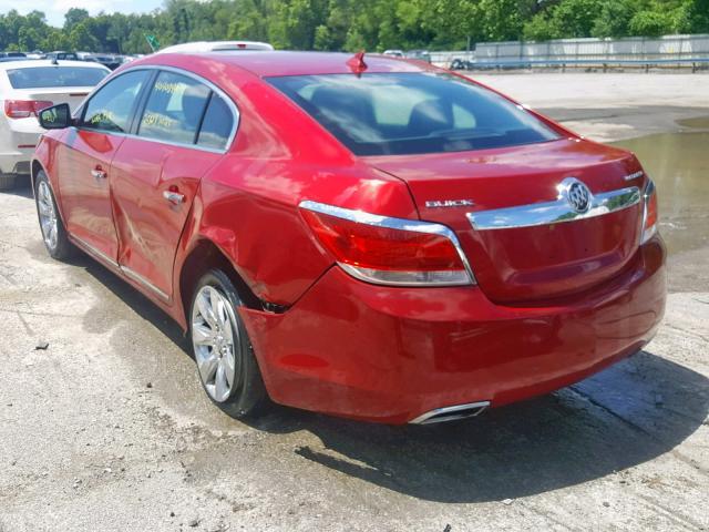 1G4GD5E35CF346481 - 2012 BUICK LACROSSE P RED photo 3