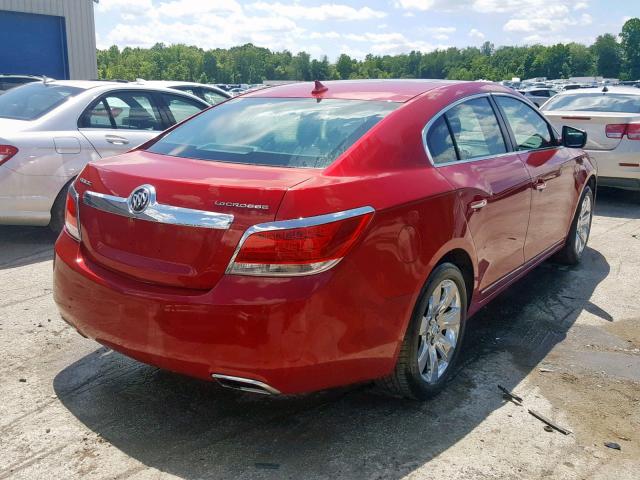 1G4GD5E35CF346481 - 2012 BUICK LACROSSE P RED photo 4