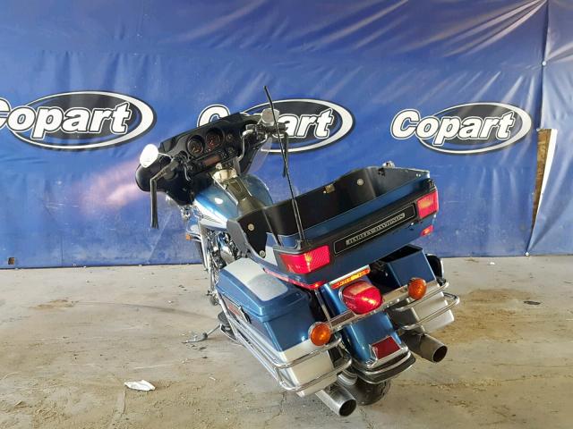 1HD1FCW146Y700052 - 2006 HARLEY-DAVIDSON FLHTCUI BLUE photo 3