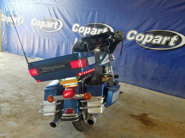 1HD1FCW146Y700052 - 2006 HARLEY-DAVIDSON FLHTCUI BLUE photo 4