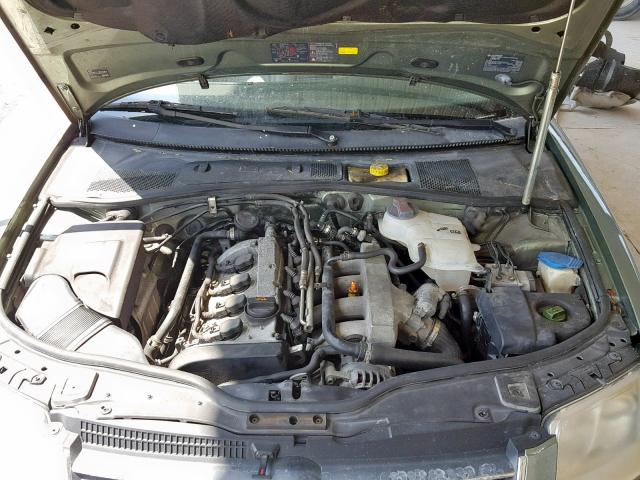 WVWMD63B74P104343 - 2004 VOLKSWAGEN PASSAT GL GREEN photo 7