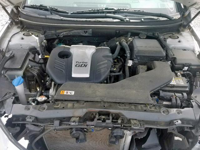 5NPE24AA6GH421989 - 2016 HYUNDAI SONATA ECO SILVER photo 7