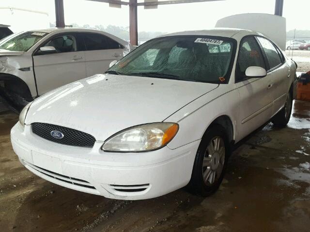 1FAFP56U86A222775 - 2006 FORD TAURUS SEL WHITE photo 2