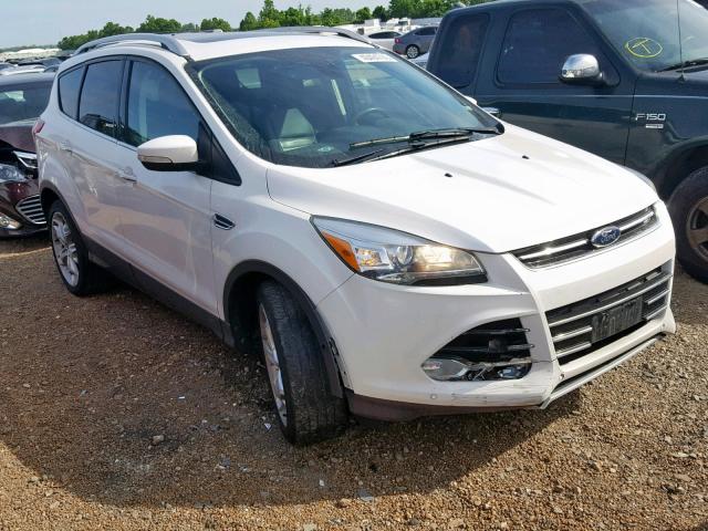 1FMCU9J90EUD13225 - 2014 FORD ESCAPE TIT WHITE photo 1