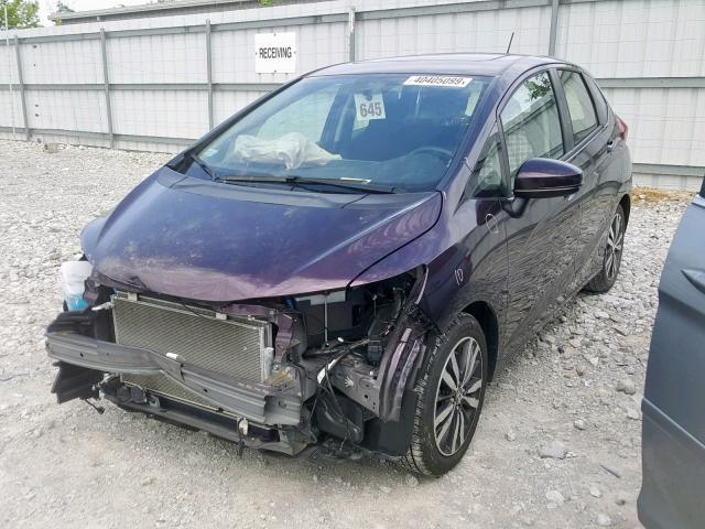 JHMGK5H73GX039916 - 2016 HONDA FIT EX PURPLE photo 2