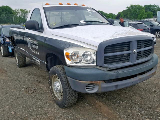 3D7KS26D08G118510 - 2008 DODGE RAM 2500 S შავი ფოტო 1