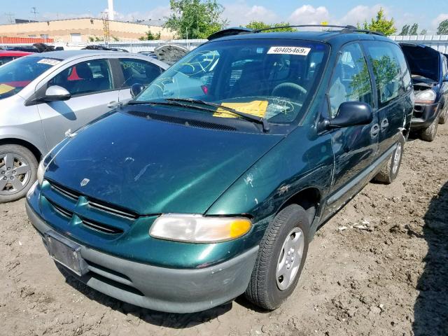 2B4FP2533WR810870 - 1998 DODGE CARAVAN GREEN photo 2