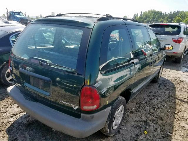 2B4FP2533WR810870 - 1998 DODGE CARAVAN GREEN photo 4