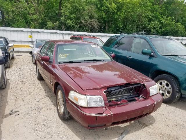 2MEHM75V49X621890 - 2009 MERCURY GRAND MARQ MAROON photo 1