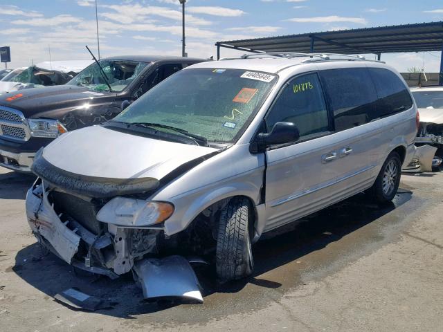 2C8GP64L92R714461 - 2002 CHRYSLER TOWN & COU SILVER photo 2