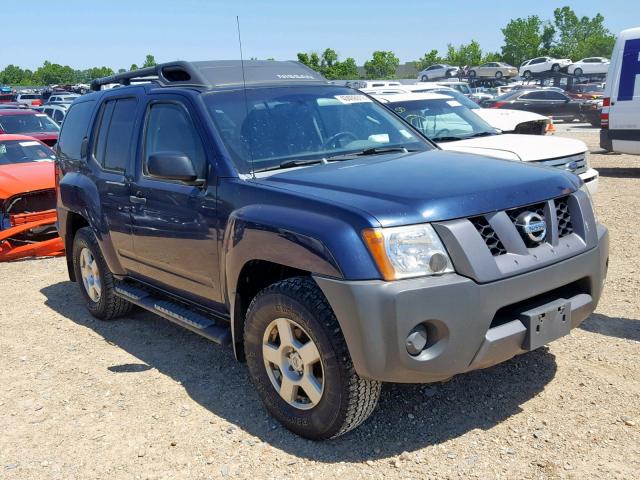 5N1AN08W37C534418 - 2007 NISSAN XTERRA BLUE photo 1