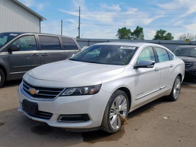 2G1145S39H9190694 - 2017 CHEVROLET IMPALA PRE WHITE photo 2