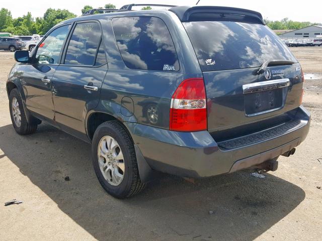 2HNYD18873H530371 - 2003 ACURA MDX TOURIN CHARCOAL photo 3