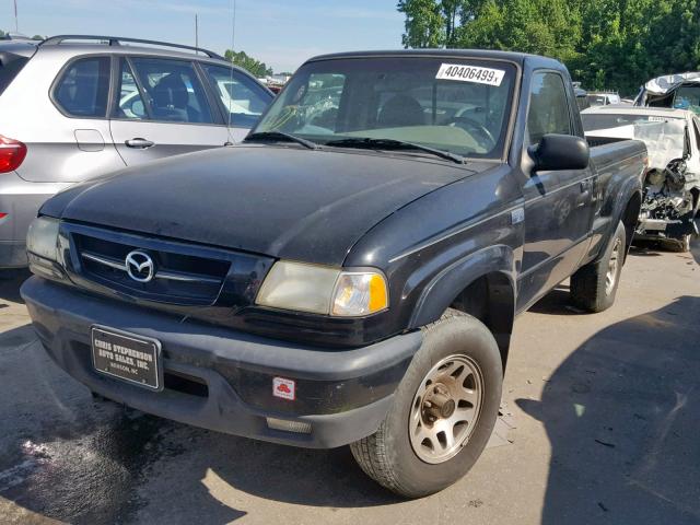 4F4YR12U82TM01335 - 2002 MAZDA B3000 BLACK photo 2