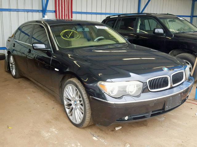 WBAGN63492DR05962 - 2002 BMW 745 LI BLACK photo 1