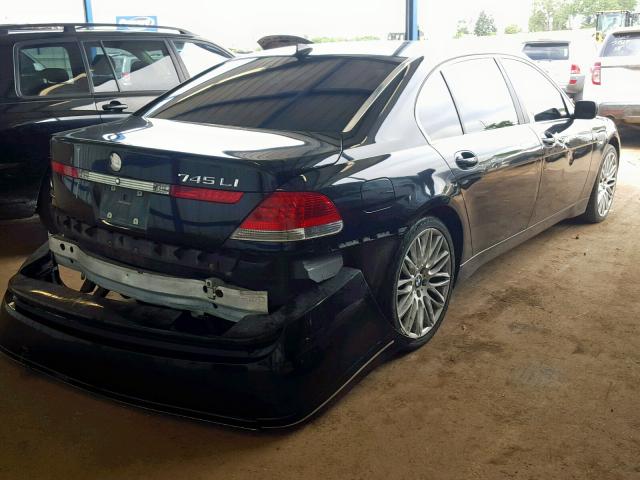 WBAGN63492DR05962 - 2002 BMW 745 LI BLACK photo 4