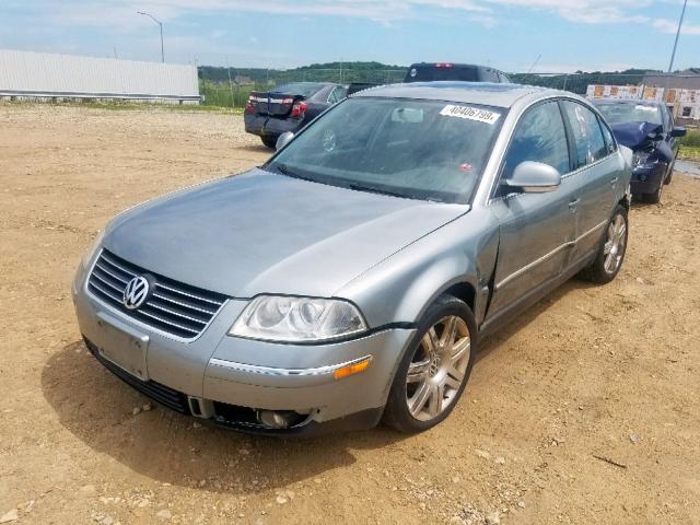 WVWAD63B25E057223 - 2005 VOLKSWAGEN PASSAT GLS GRAY photo 2