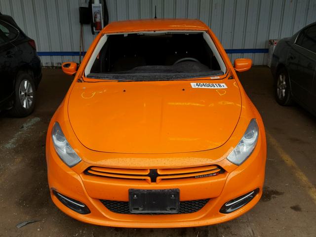 1C3CDFBA1DD171286 - 2013 DODGE DART SXT ORANGE photo 9