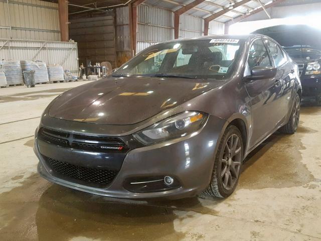 1C3CDFBB6FD363010 - 2015 DODGE DART SXT GRAY photo 2