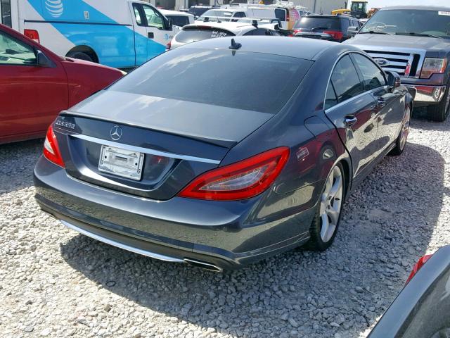 WDDLJ7DB2EA122350 - 2014 MERCEDES-BENZ CLS 550 BLACK photo 4