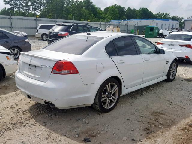 6G2ER577X8L124967 - 2008 PONTIAC G8 WHITE photo 4