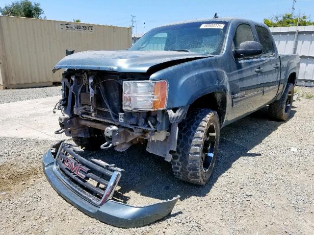 3GTEC23079G120164 - 2009 GMC SIERRA C15 BLUE photo 2