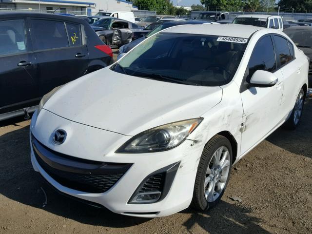 JM1BL1S58A1203518 - 2010 MAZDA 3 S WHITE photo 2