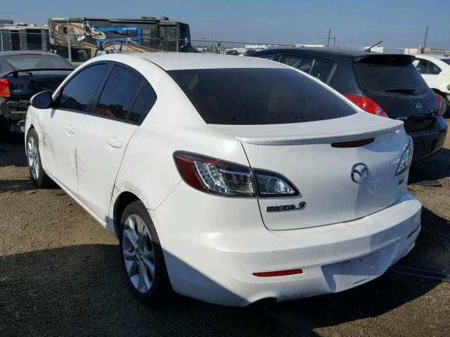 JM1BL1S58A1203518 - 2010 MAZDA 3 S WHITE photo 3