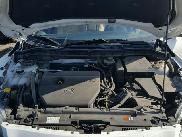 JM1BL1S58A1203518 - 2010 MAZDA 3 S WHITE photo 7