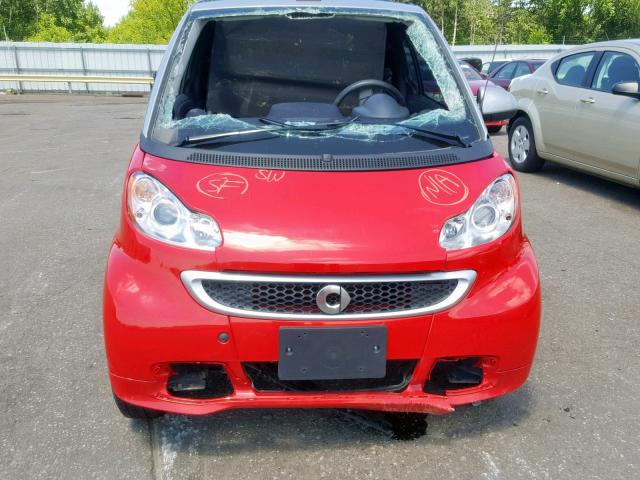 WMEEK3BA4DK624368 - 2013 SMART FORTWO PAS 红色 照片 9