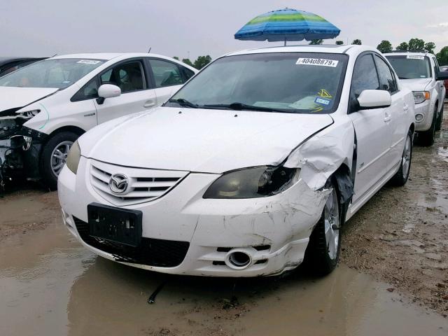 JM1BK123151278309 - 2005 MAZDA 3 S WHITE photo 2