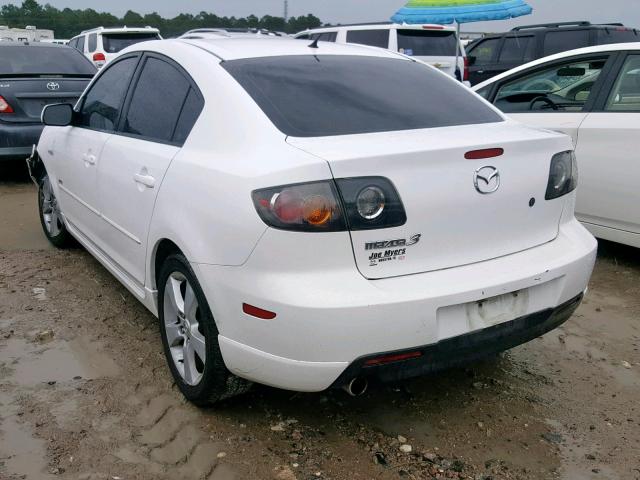 JM1BK123151278309 - 2005 MAZDA 3 S WHITE photo 3