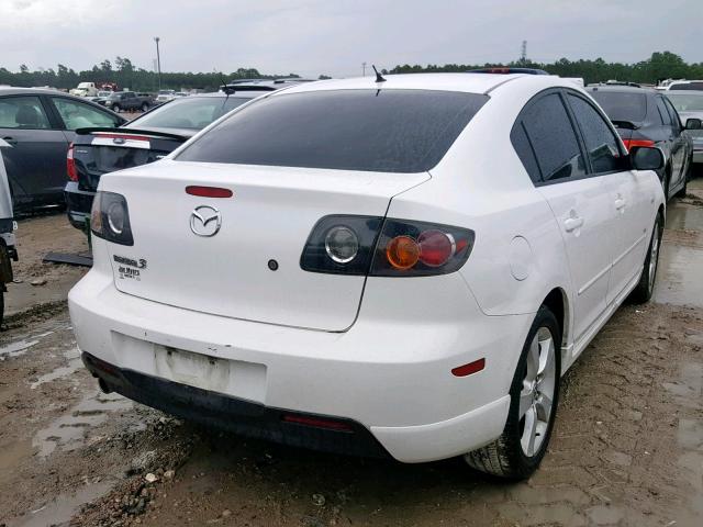 JM1BK123151278309 - 2005 MAZDA 3 S WHITE photo 4