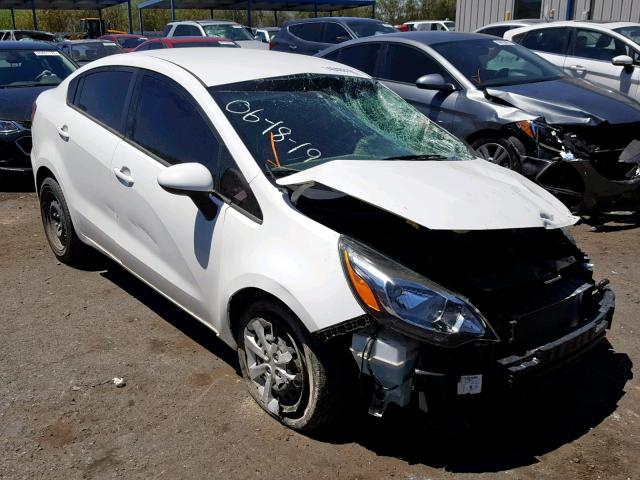 KNADM4A30G6684851 - 2016 KIA RIO LX WHITE photo 1