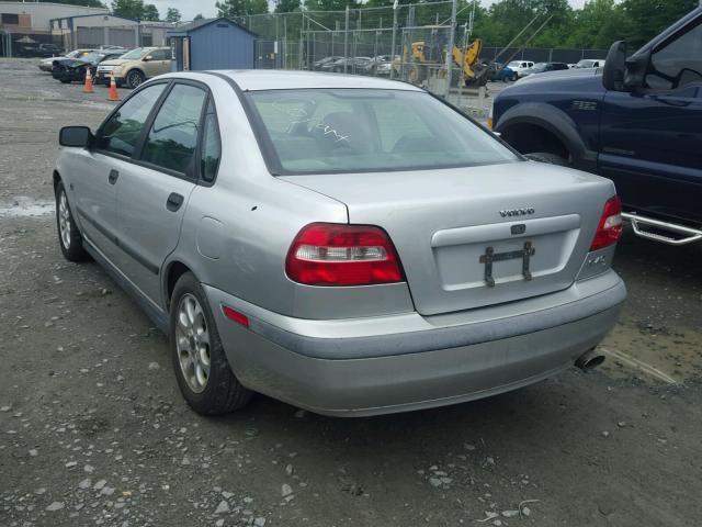 YV1VS29521F703456 - 2001 VOLVO S40 1.9T SILVER photo 3