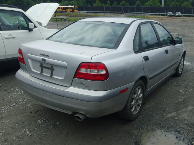 YV1VS29521F703456 - 2001 VOLVO S40 1.9T SILVER photo 4