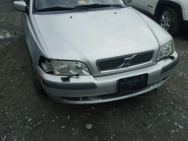 YV1VS29521F703456 - 2001 VOLVO S40 1.9T SILVER photo 9