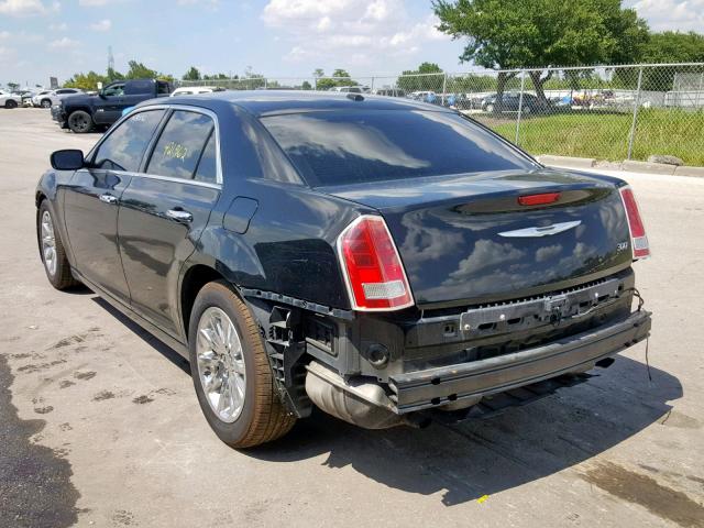 2C3CCAAG7EH206901 - 2014 CHRYSLER 300 BLACK photo 3