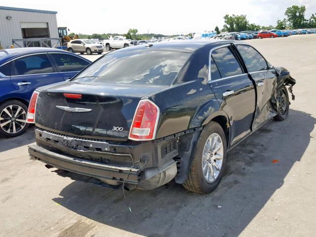 2C3CCAAG7EH206901 - 2014 CHRYSLER 300 BLACK photo 4