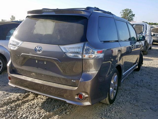 5TDXK3DC2CS178198 - 2012 TOYOTA SIENNA SPO CHARCOAL photo 4