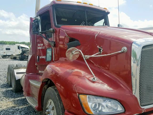 1XKAD49X6DJ347868 - 2013 KENWORTH CONSTRUCTI RED photo 9