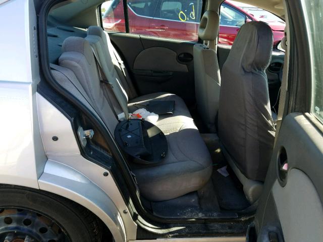1G8AJ52F24Z132334 - 2004 SATURN ION LEVEL SILVER photo 6