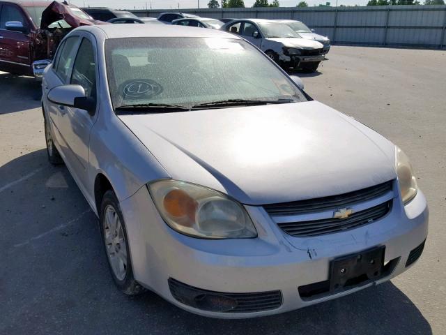 1G1AL52F257539348 - 2005 CHEVROLET COBALT LS SILVER photo 1