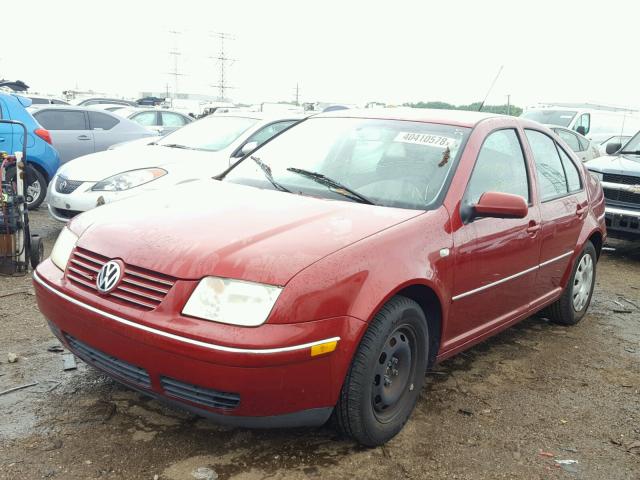 3VWRK69M44M009343 - 2004 VOLKSWAGEN JETTA GL RED photo 2