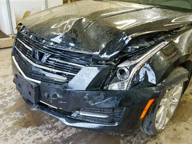 1G6AH5RXXG0161642 - 2016 CADILLAC ATS LUXURY BLACK photo 9