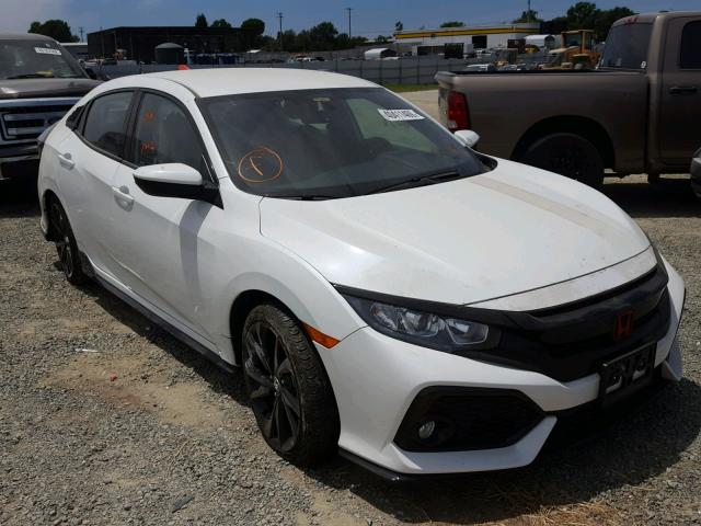 SHHFK7H43JU402438 - 2018 HONDA CIVIC SPOR WHITE photo 1