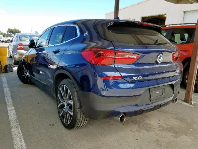 WBXYJ5C37JEF69747 - 2018 BMW X2 XDRIVE2 BLUE photo 3