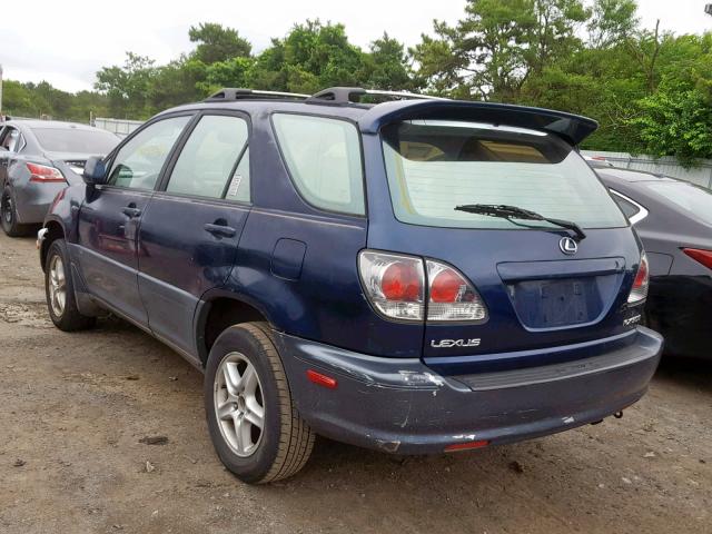 JTJHF10U910198425 - 2001 LEXUS RX 300 BLUE photo 3